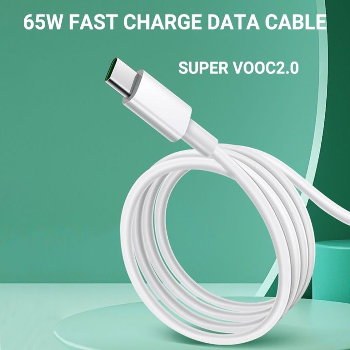 พร้อมส่งทันทีหัวชาร์จ-สายเคเบิ้ลชาร์จ-66w-usb-type-c-pd-รองรับชาร์จเร็ว-super-fast-charging-cable-usb-6a