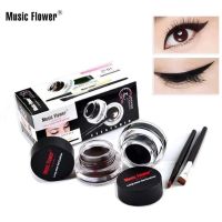 Music flower เจลเขียนคิ้ว เจลอายไลเนอร์ 2ตลับกัMusic Flower 24 Hours Longwear Gel Eyeliner ที่เขียนคิ้ว อายไลเนอร์