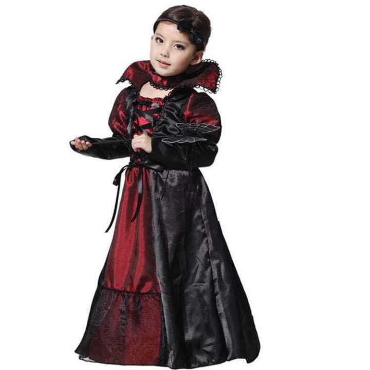 Deluxe vampire Halloween costume for kids 5-10yrs | Lazada PH