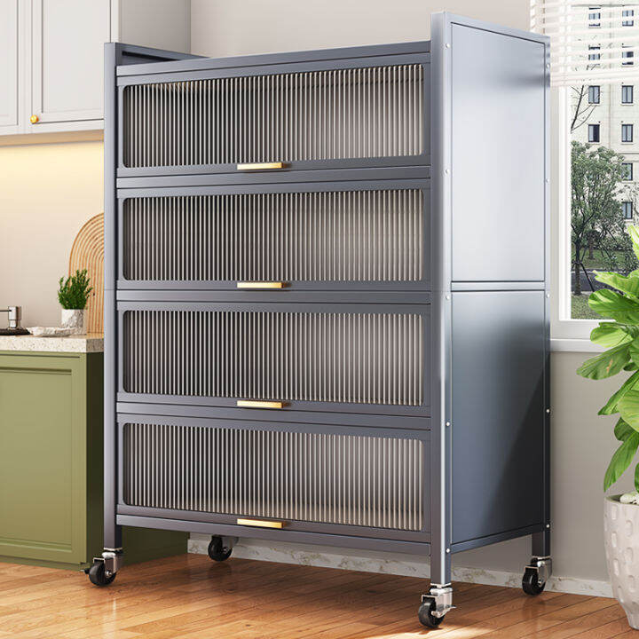 Kitchen Storage Rack Floor MultiLayer Household MultiFunctional