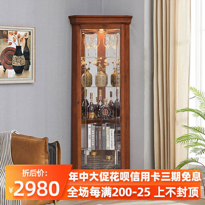 American Solid Wood Corner Corner Corner Living