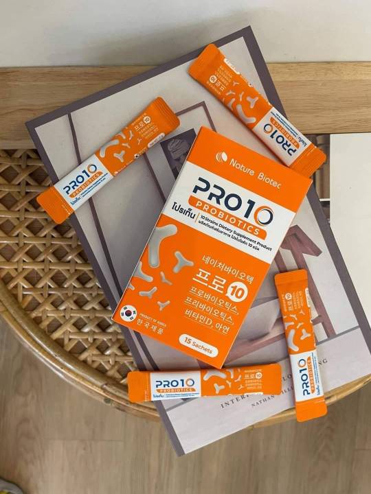 probiotics-pro10-โปรเท็น-15-ซอง-โปรไบโอติกนำเข้าจากประเทศเกาหลี