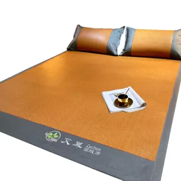 Bamboo mat summer cool mattress positive negative dual-use mat double-sided  household rattan mat foldable ice bamboo summer