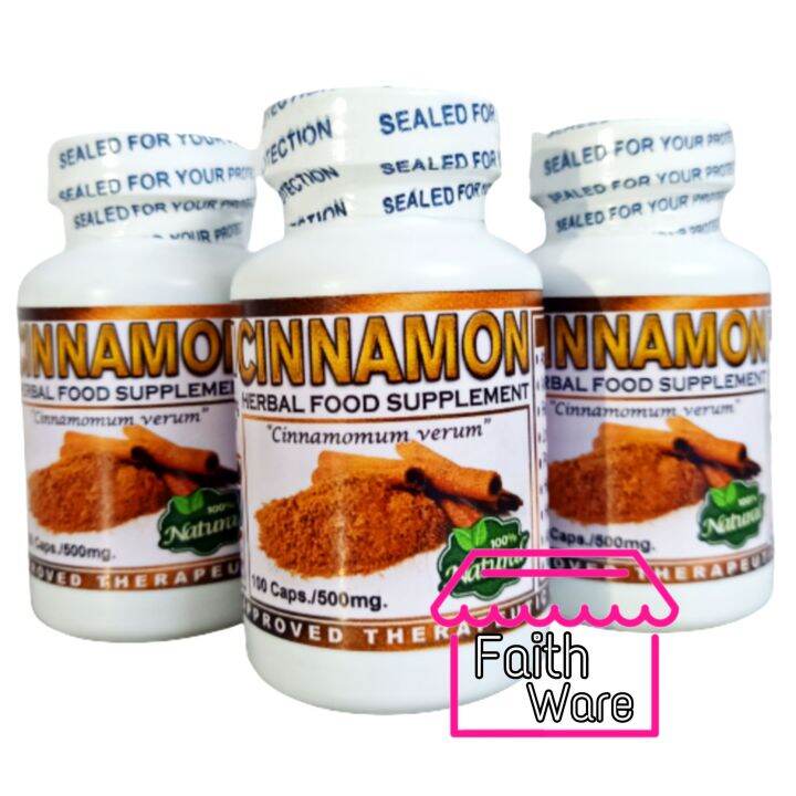 Cinnamon Capsule Herbal Food Supplement 100 capsules Lazada PH