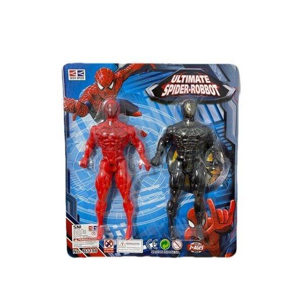 Mainan Robot SpiderMan X Venom Action Figure Marvel Avenger Spiderman