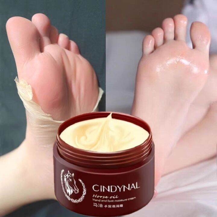NYL CINDYNAL Horse Oil Foot Hand Cream AntiAging Moisturizing Dry Skin