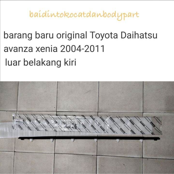 Weatherstrip Plipit Lis Molding Pintu Luar Avanza Xenia Lama VVTI 2004