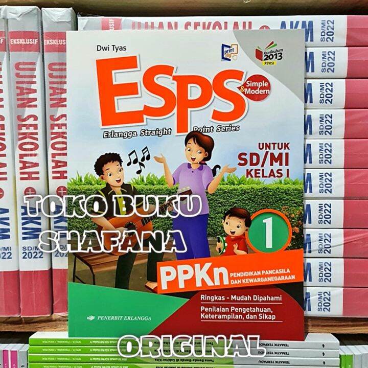 Buku Esps Ppkn Kelas 1 SD/MI K13 Revisi Erlangga Original | Lazada ...