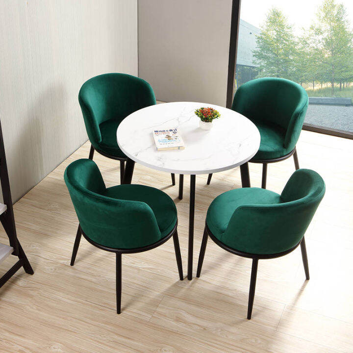Minimalist Reception Small round Table Office Conference Table Casual Conference Table