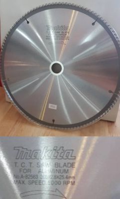 Makita saw blade for aluminum ใบเลื่อยวงเดือน ตัดอลูมิเนียม 305MM.( 12 นิ้วX120 ฟัน) Makita part no. A-82563 จากตัวแทนจำหน่ายอย่างเป็นทางการ