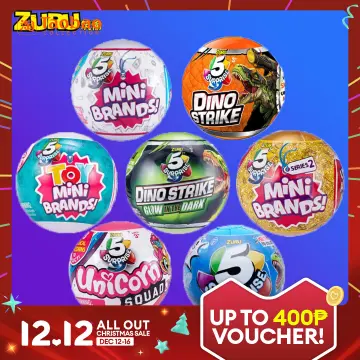 5 Surprise Mini Brands Gold Rush by ZURU Limited Edition Mystery Real  Miniature Brands Collectible Toy Capsule, Small Toy for Kids, Girls, Teens