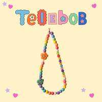 Telebob ??ใส่ชื่อได้ ทักแชทค่ะ สายคล้อง,ที่ห้อยมือถือ พร้อมส่ง ลายดอกไม้น่ารัก หลากสี สไตล์เกาหลี ถูกที่สุด Casetify,skinnydip