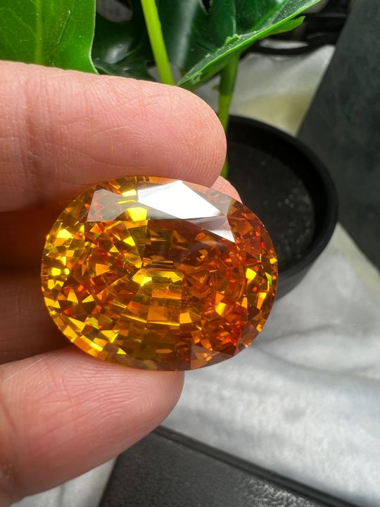 cz-yellow-19x25-mm-weight-72-carats-แพซ-cz-เพชรรัสเซีย-เนื้อแข็ง-พลอย-cubic-zirconia-น้ำหนัก-72-กะรัต-carats-1-เม็ด-ขนาด-แพซ-พลอย-lab-made-100