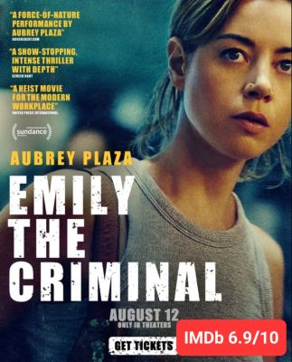 DVD Emily the Criminal : 2022 #หนังฝรั่ง (เสียงอังกฤษ/ซับไทย-อังกฤษ) - ทริลเลอร์ อาชญากรรม