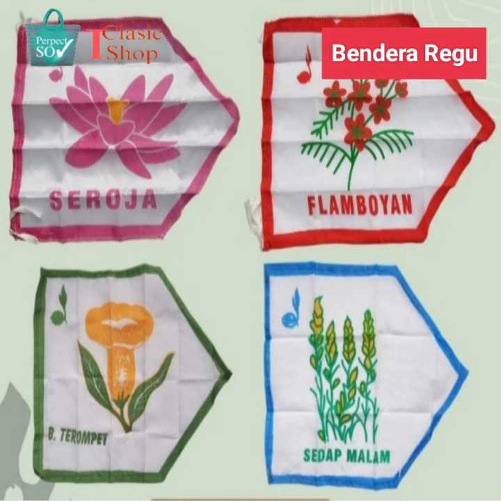 Bendera Regu Pramuka Bunga Harga Per 1 Pcs Lazada Indonesia