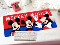 แผ่นรองเมาส์ ขนาดใหญ่ แผ่นรองแป้นพิมพ์ แผ่นรองโน๊ตบุ๊ค ลาย Mickey mouse สวยน่ารัก ผลิตจากวัสดุอย่างดี ขนาด 70x30 cm