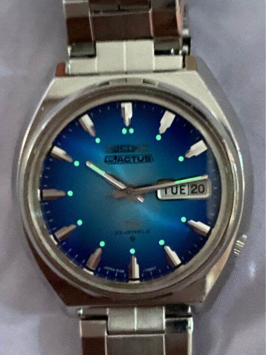 seiko5-actus-ss-23-jewels-automatic-ตัวเรือนสแตนเลส-นาฬิกาผู้ชาย-ของแท้