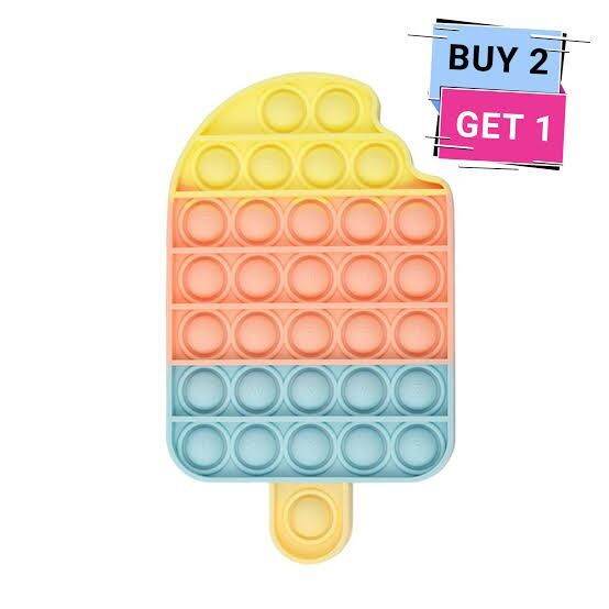 Pop It Bubbles Fidget Toy Buy 2 Get 1 Popsicle Cream Shape | Lazada PH