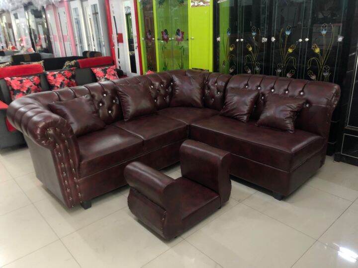 FREE ONGKIR Sofa L Kancing 1000 Jumbo / Sofa L Semok Lazada Indonesia