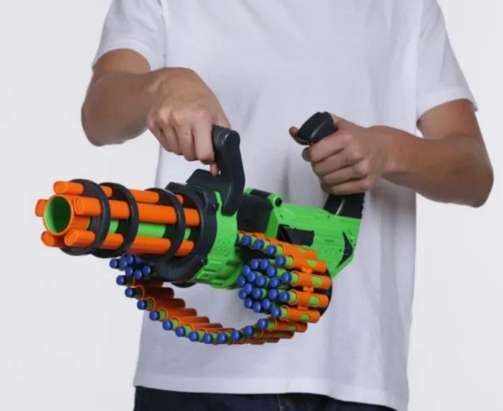 Dart Zone Nerf VTwin Motorized Gatling Gun Lazada PH
