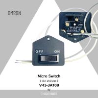 Omron Micro switch ไมโครสวิทช์ พร้อม Tag On-Off 12A 1/3Hp 125V.250V AC JAPAN