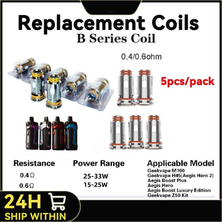 [Ship Today] 5PCS Universal Aegis Boost Occ 0.4ohm/0.6ohm Replacement