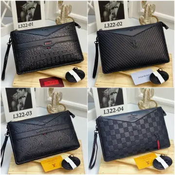 Jual Clutch Lv louis Vuitton Clutch - Handbag Pria Kulit Sapi Asli