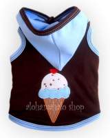 เสื้อหมา PISTACHIO เสื้อสุนัข พร้อมส่งจากไทย เสื้อแมว เสื้อสัตว์เลี้ยง ICE CREAM HOOD เสื้อฮู้ดใหม่ ใส่ประกวด เที่ยว