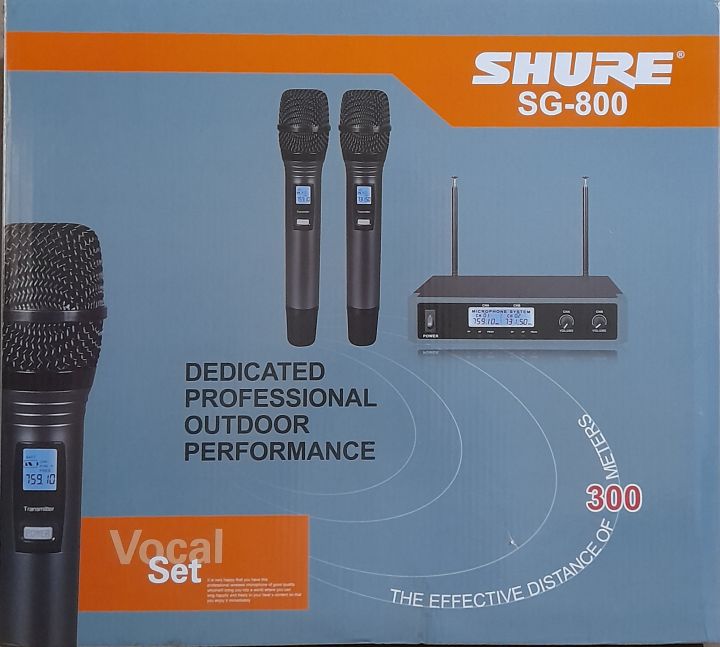 Shure Wireless Microphone SG-800. | Lazada PH