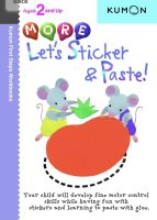 KUMON Let’s Sticker &amp; Paste MORE หนังสือกิจกรรมคุมอง ตัดแปะสติกเกอร์ develop fine motor control skill