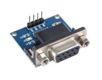 DB9 BEST3C MAX3232 RS232 to TTL Serial Port Converter Module DB9 Connector MAX232 Module เชื่อมต่อ