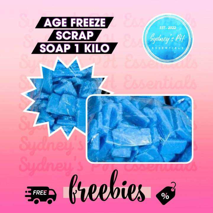 AGE FREEZE SCRAP SOAP FOR ONLY 100 with FREEBIE Lazada PH