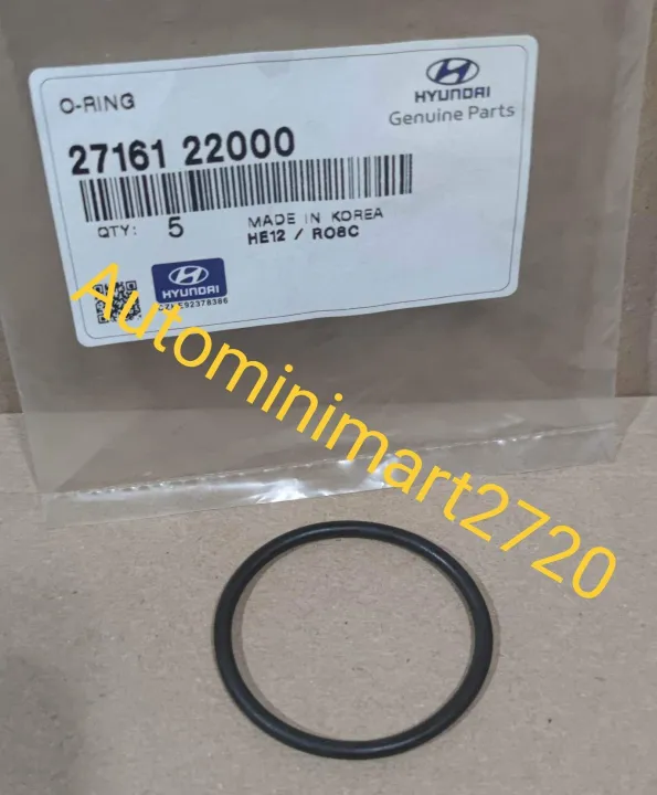 CAMSHAFT O-RING HYUNDAI EON 27161-22000 HYUNDAI GENUINE KOREA PARTS ...