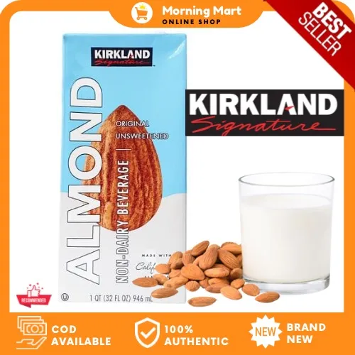 Kirkland Original Unsweetened Almond Milk 946ml Low Carb / Keto Milk