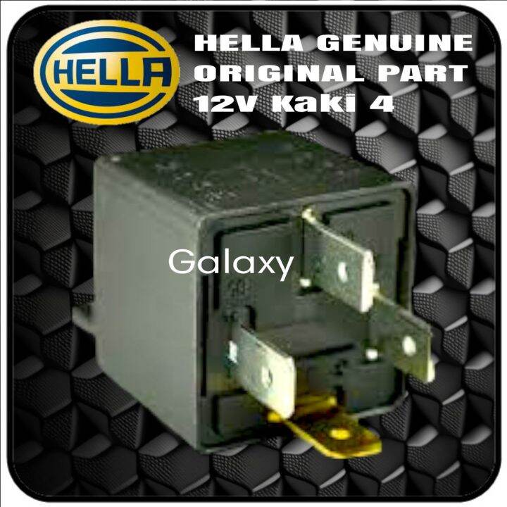 Relay HELLA Original 12v kaki 4 / 12v kaki 5 87a / 24v kaki 4 Lazada Indonesia