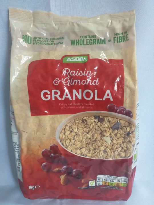 Asda Raisin & Almond Granola 1kg | Lazada PH