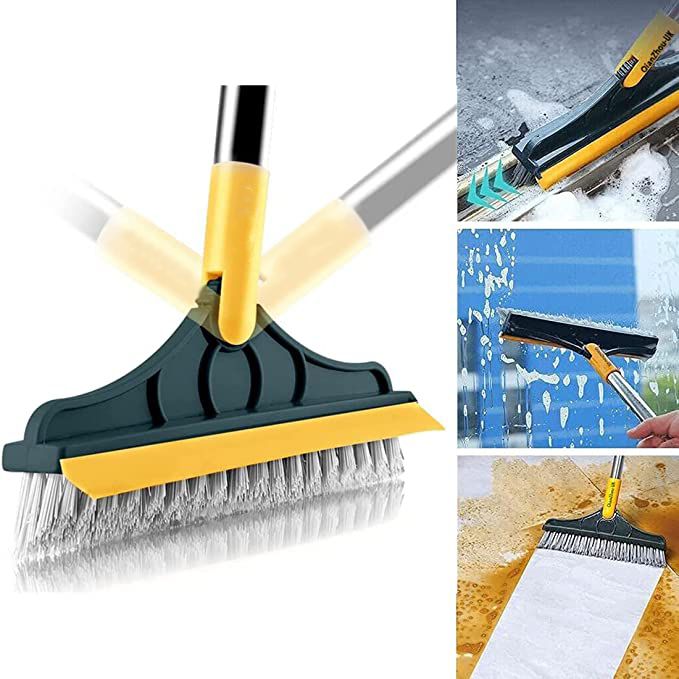 Set of 3 Crevice Cleaning Brush Hard Bristled, Small Handle