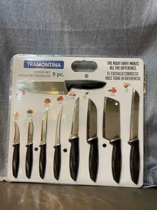 TRAMONTINA Knives Set 9pc Lazada PH