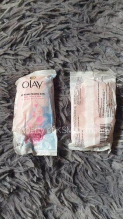 100 Original Olay Skin Whitening Soap With Rose And Milk 60g From