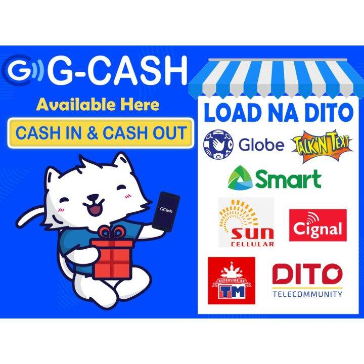 Tarpaulin For G.Cash And Load Na DITO 2x3feet | Lazada PH