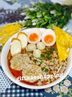 ก๋วยเตี๋ยวต้มยำจำลอง (เหมาะสำหรับตกแต่งโชว์เพื่อเพิ่มยอดขาย สินค้าไม่เน่าไม่เสีย)