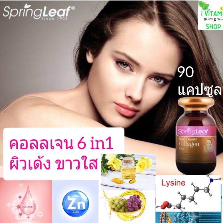 spring-leaf-inner-beauty-collagen-6-in-1-springleaf-collagen-คอลลาเจน-ผิวเด้ง-ขาวใส-วิตามิน-spring-leaf-collagen-อาหารเสริม-grape-seed-evening-primrose-zinc