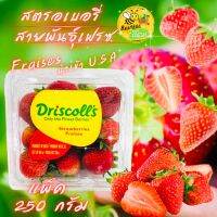 สตรอเบอร์รี่fraises(เฟรซ)นําเข้าระดับพรีเมียมจากอเมริกา!?สีแดงสด ที่แสนอร่อยแพ็คนี้อัดแน่นไปด้วยรสชาติหอมหวานแบบOG?%