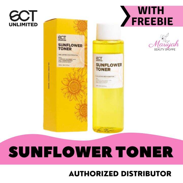 SCT UNLIMITED SUNFLOWER TONER FOR LASTING AKIN HYDRATION Lazada PH