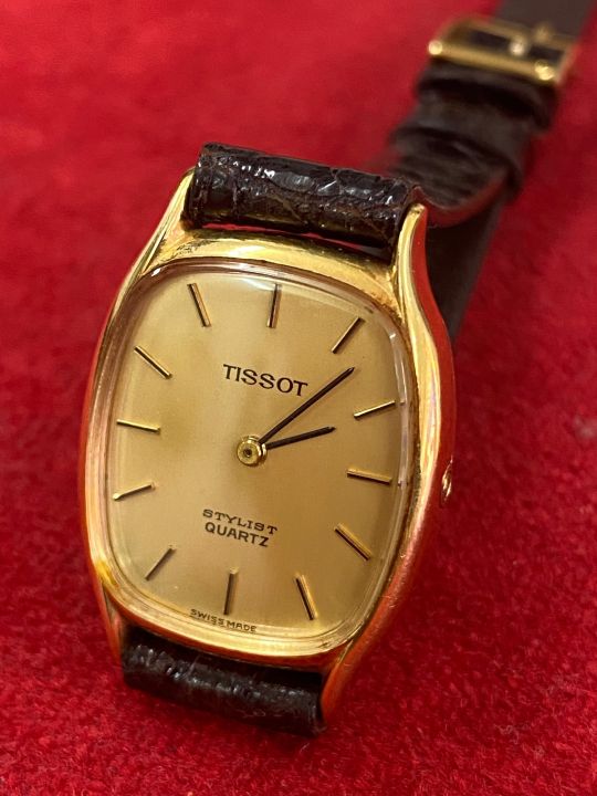 นาฬิกา-tissot-lady-ตัวเรือนทองคำแท้-18k-นาฬิกาวินเทจ-นาฬิกามือสอง-นาฬิกาผู้หญิง