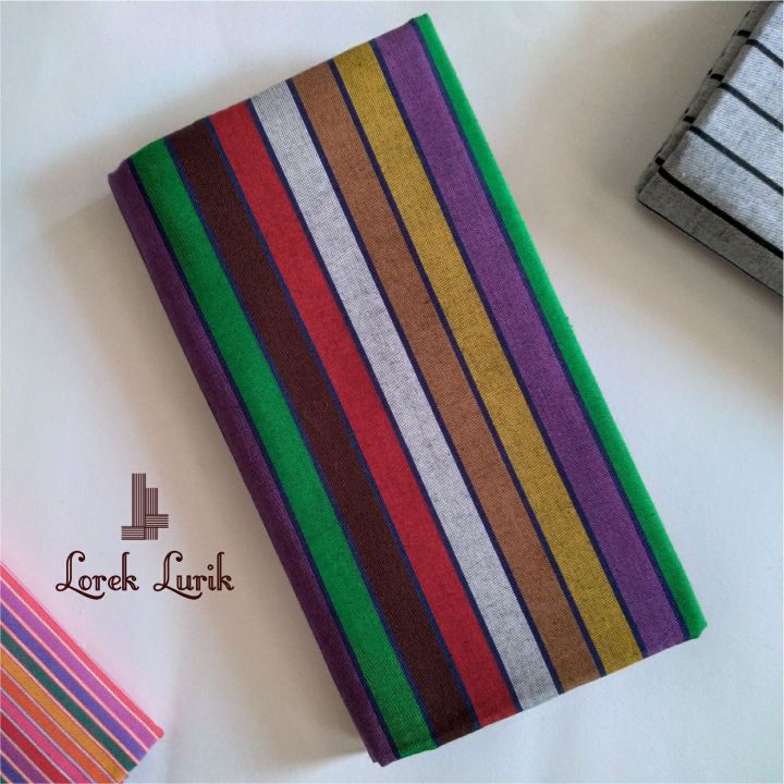 Kain Lurik Pelangi Kain Lurik Tenun Warna Warni Batik Luri Rainbow