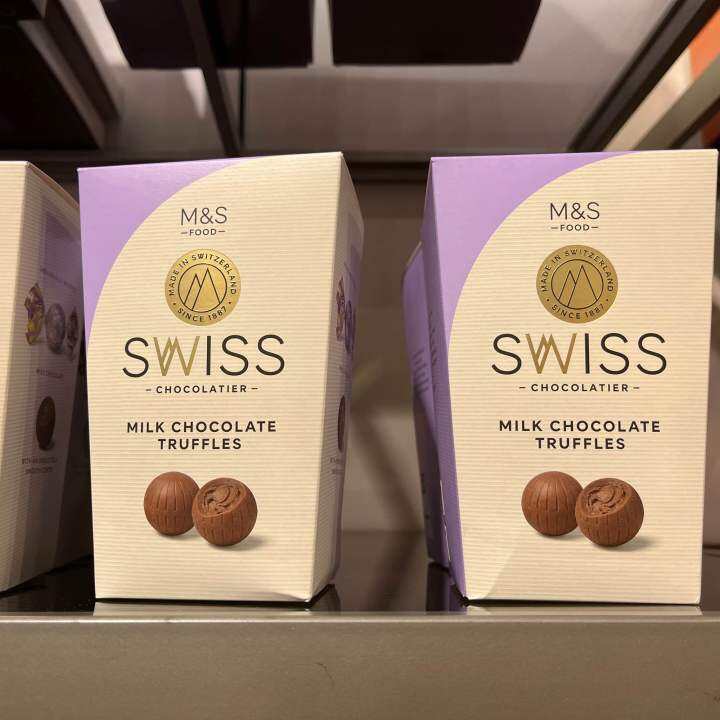 M&S Food SWISS CHOCOLATIER MILK or DARK CHOCOLATE TRUFFLES Lazada PH