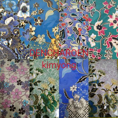 ผ้าถุงอินโดนีเซีย ผ้าถุงลายดอกไม้สีหวานกว้าง2หลาเย็บแล้วสวยทันสมัย
