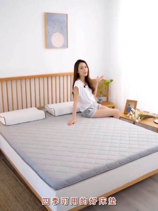 Tatami Mattress Topper Single/Queen/King Breathable Cooling Foldable