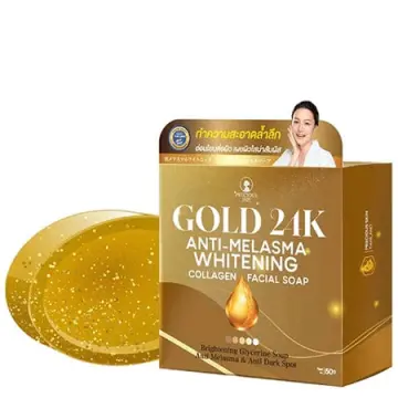 Shop Thailand Gold 24k Whitening Soap online | Lazada.com.ph